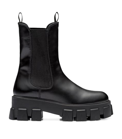 prada schwarze boots|ladies Prada ankle boots.